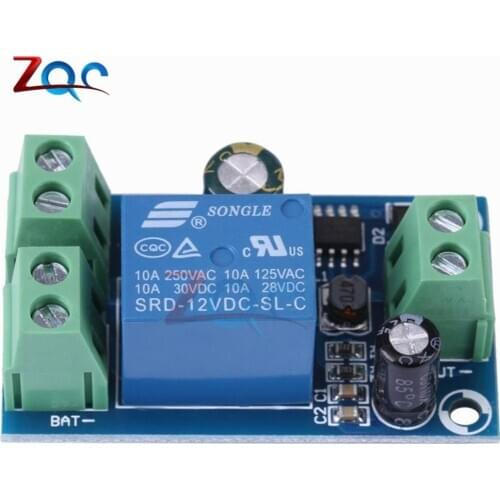 Power-OFF Protection Module Automatic Switch Board UPS Emergency Cut-off Battery Shield DC 5V-48V/12V-48V 1 Channel Relay Module