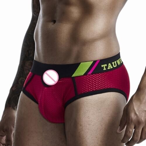 Sexy Hollow Out Jockstrap Mens Mesh Underwear Male Underware Mens Briefs Hot Panties For Men Jock Strap Lingerie Under Wear