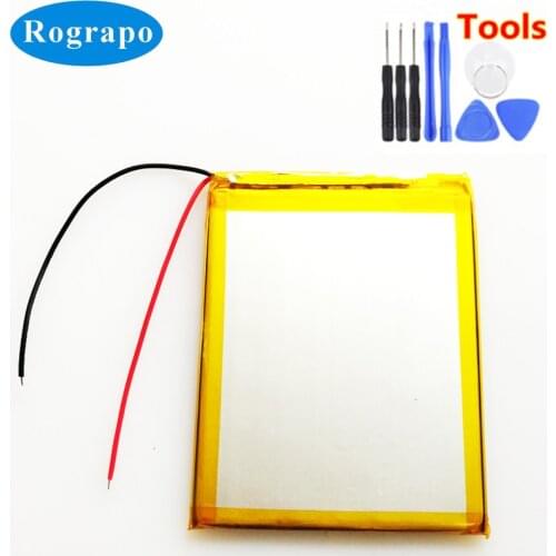 New 3.7V 3500mAh Battery For Explay Surfer 7.34 3G Tablet PC Accumulator 2-Wire + Free Tools