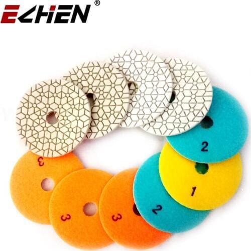 Flexible Dry and Wet Diamond 3 Step Polishing Pads, for Granite and Marble Engineer Stone Abrasive disc Polishing Disc