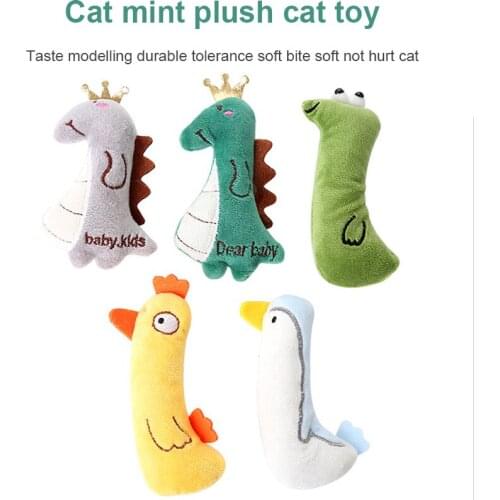 Hot Plush Toys Pet Toy Pet Accessories Cat Dog Interactive Game Molar Funny Cat Decorate Portable Cartoon Cute For Home Outdoor