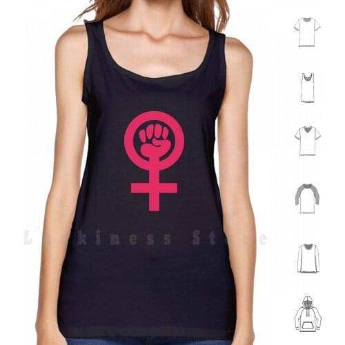 Join The Riot Grrrrls! Tank Tops Vest Sleeveless Riot Grrrrl Feminism Feminist Pink Punk Rock