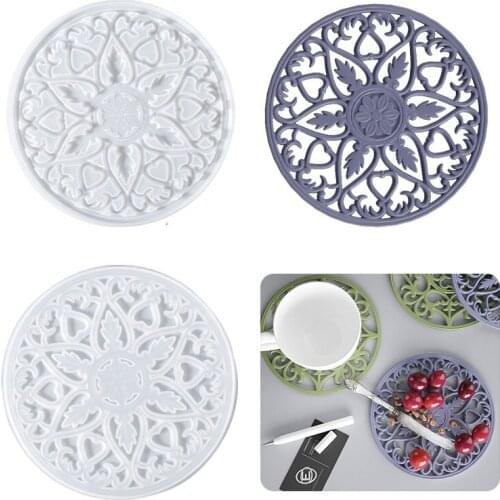 DIY Crystal Epoxy Mold Jewelry Pendulum Gyro Coaster Silicone Mold Resin Epoxy Kit and Molds Table Decoration Resin Molds