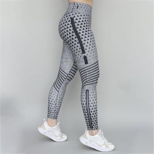 Plus Size Leggings High Waist Printing Slim Hip Fitness Pants 2021 New Womens Casual Sports Breathable Polyester Legging Women