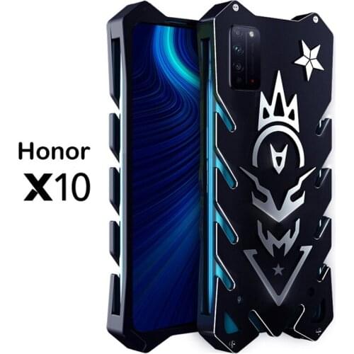 Honor X10 Zimon Luxury New Thor Heavy Duty Armor Metal Aluminum Phone Case For Huawei Honor X10 Case