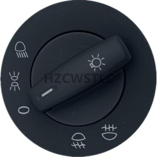 Car Headlight Switch Fog Lamp Switch Knob For VW Caddy III Touran Jetta Golf V VI 5 6 Jetta Passat B6 CC Rabbit 1K0941431Q