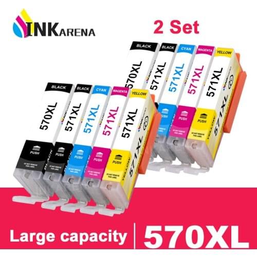 Compatible For Canon PGI 570 CLI 571 XL Printer Ink Cartridge For PIXMA MG5750 MG5751 MG5752 MG5753 MG6850 MG7750 MG6853 MG7753