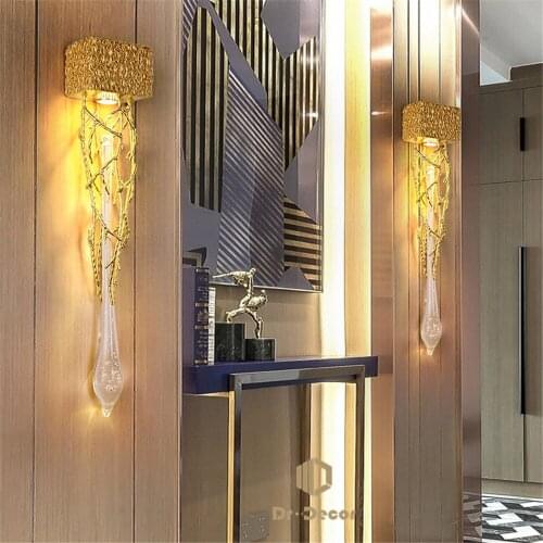 Modern Led Wall Lamp, Living Room Background Lamp, Dining Room Bedroom Bedside Wall Lamp, Hotel Corridor Aisle Indoor Lighting