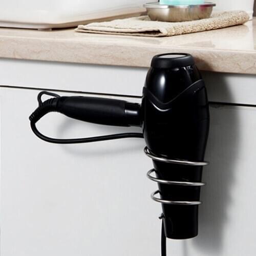 Blower Rack Stander Hair Dryer Spiral Style Holder Storage Organizer Tools