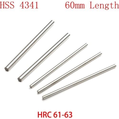 10mm 10.5mm 11mm OD 60mm Length HSS HRC61-63 Cylinder Jobber Drill Bit Boring Out Round CNC Cutting Turning Lathe Tool Bar Rod