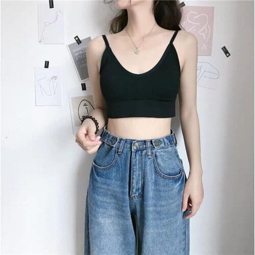 Sexy Backless Bralette Active Bra For Women Seamless Padded Bra Women Lingerie Cotton Wireless Long Tops Brassiere Bra