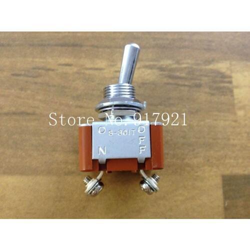 [ZOB] Japan imported NKK S-301T two foot 15A125V 6A220V toggle switch gear GENUINE NEW --10PCS/LOT