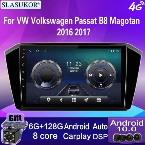 10 Inch Android 10 For VW Volkswagen Passat B8 Magotan 2016 2017 Car Radio Stereo Receiver audio for cars android auto carplay