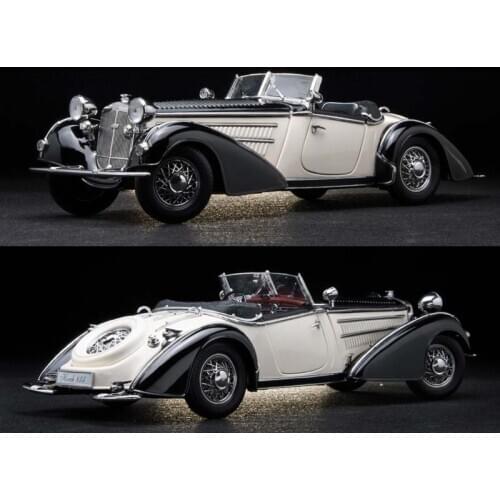 27CM 1:18 Scale Alloy 855 1939 Classic Cars Model Die-cast Gifts Ornaments Boys Diecast Toys Adult Collection Souvenirs Display