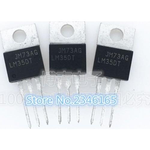 2pcs LM35DT TO220 LM35 TO-220 LM35D