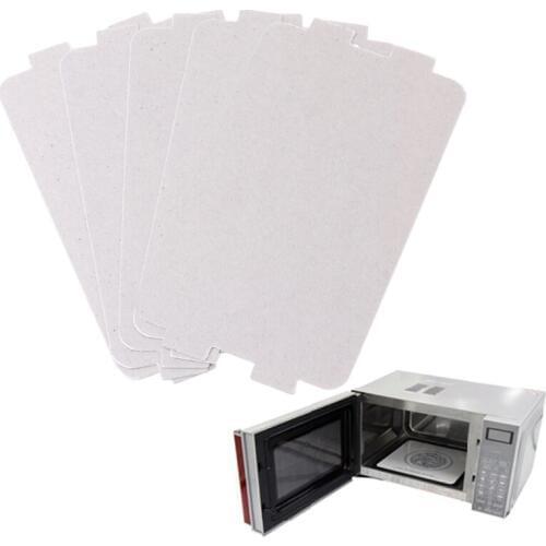 5Pcs Microwave Oven Mica Plate Sheet Thick Replacement Part 107x64mm For Midea