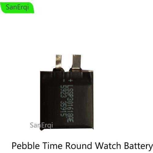 For Pebble Time Round Watch Battery Batterie Bateria 58mAh 3.8V Bateria