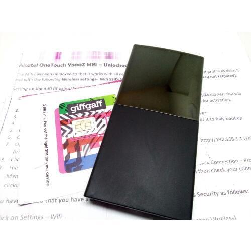 Alcatel Y800 Unlocked 4G 3G Mobile Wifi Hotspot Wireless Broadband Modem MiFi