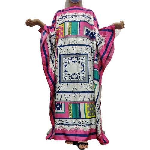 Bohemian 2021 Winni New Elegant Traditional Abaya Muslim Women Floor Length Kaftan Dress Saudi Arabi Summer Prayer Women boubou