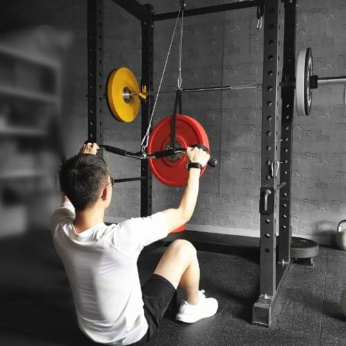 Fitness Pulley Cable Machine System Attachment Home DIY Fitness Equipment Strength Training Body Shaping Weight Loss