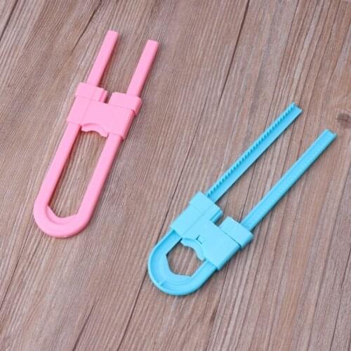 HX5D Baby Safety Lock U Shape Kids Baby Cabinet Locks Children Protection Cabinet Security Door Locking ABS Plastic Non-Toxic