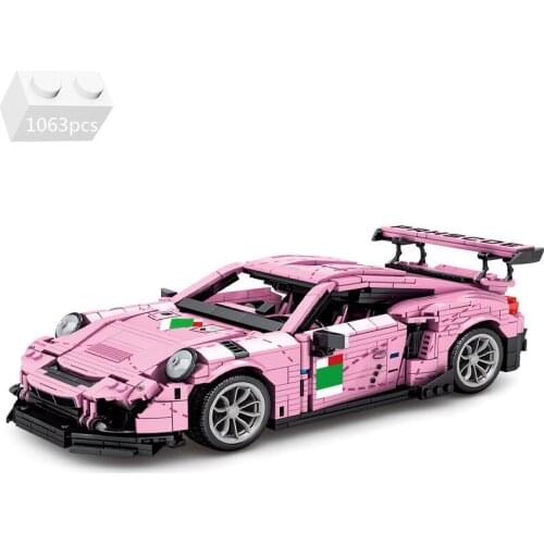 2021 NEW High-tech Sports Racing Car Building Blocks Kit Bricks Speed Supercar Classic Model Vehicle Toys For Kids Girls Gifts