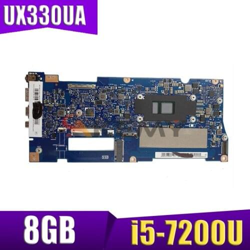 Akemy UX330UAR Laptop motherboard For ASUS UX330UAR UX330UA UX330U U3000U Mainboard i5-7200U 8G RAM