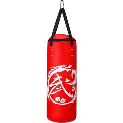Punching Bag Unfilled Kick Boxing Pouch PU Leather Training Boxing Bag Children Indoor Boxing Exercise Pouch Fitness Muay thai