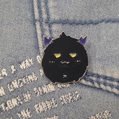 Cartoon Demon Brooches Metal Enamel Pins Jean Shirt Bag Lapel Jewelry Decoration Accessories Gift For Kids/Women/Friends