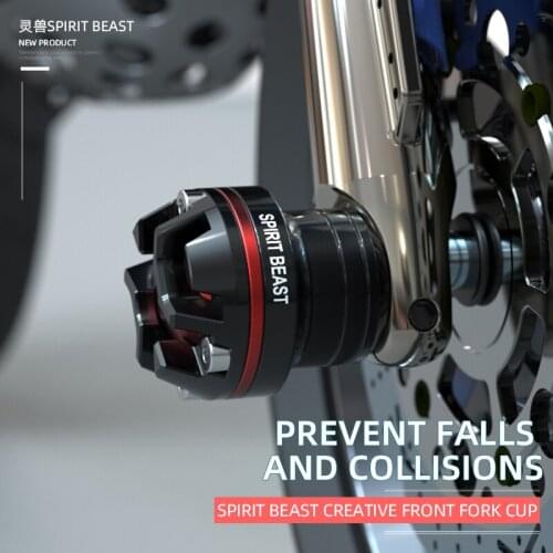 Spirit beast motorcycle anti-fall block universal modification accessories personality front shock absorber anti-fall block