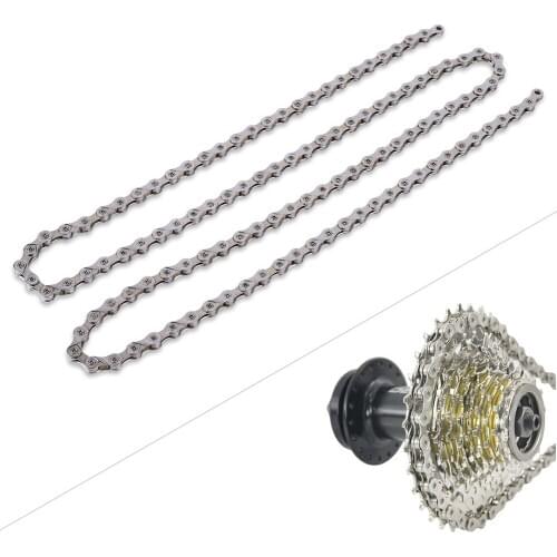 New FSC F90 8/9 Speed Chargeable Chain 21/24/27 Speed For Road Bike Bicycle Mountain Road Bike Full Hollow Chains Ultralight