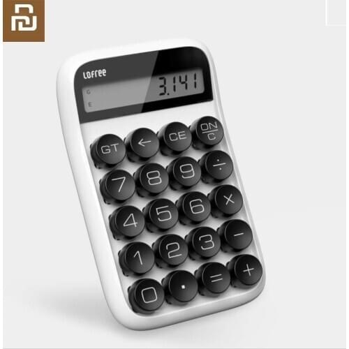 Youpin New 3 colors Office desktop home calculator LCD display Non-slip mat Key cap removable Smart shutdown 20 keycaps