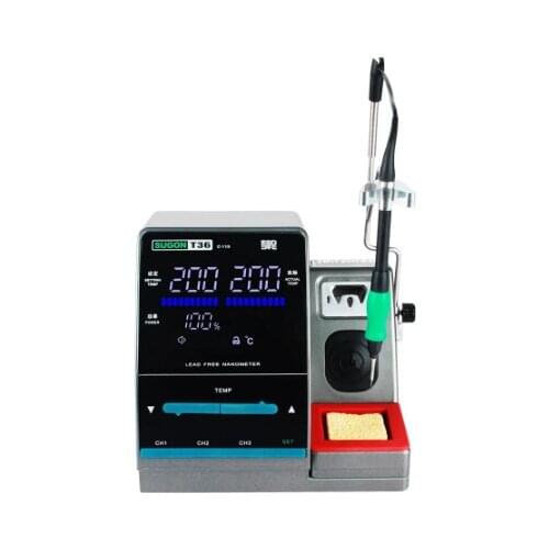 SUGON T36 Nano Soldering Station 1S Rapid Heating With JBC Soldering Tip For Integrated Circuit Component Welding Repair