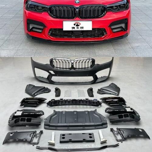 Suit For Bmw 18-19 5 Series G30 G38 528 530 Refitting M5 Big Encircle Front Bar Middle Net Rear Lip