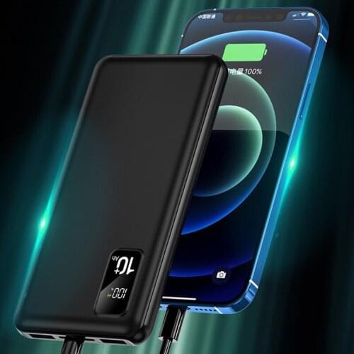 20000mAh Portable Power Bank 22.5W FAST Phone Charger QC 3.0 OUTPUT External Battrey Powerbank For iPhone 12 11 Pro Max Huawei