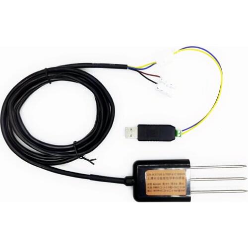 RS485 Modbus LoRa LoRaWAN 4 in 1 Soil Moisture Temperature Electrical Conductivity Salinity Sensor For Agriculture