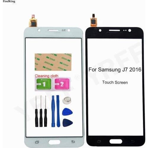 Touch Screen For Samsung Galaxy J7 2016 J710F J710FN Touch Screen Front Panel Glass Lens Outer Glass Replacement Part