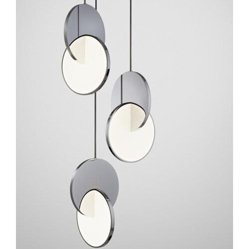 Modern Iron Ring Pendant Lights White Glass Ball Caferoom/bar Lamp Single Glass Pendant Lamps Decoration Indoor Lighting E27 S