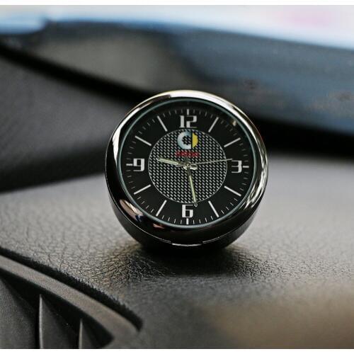 Car Styling Ornament Clock Watch Outlet Clock Clip Dashboard Decoration For Smart 451 453 fortwo forfour Universal Accessories