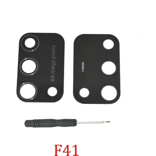 Camera Glass Lens For Samsung Galaxy F41 F415F F415F/DS Original Phone Housing New Rear Back Camera Glass Cover Part + Tools