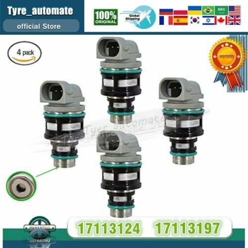 4 Pcs Fuel Injector 2.2L For Chevy GMC Cavalier Buick Pontica 17113124 17113197