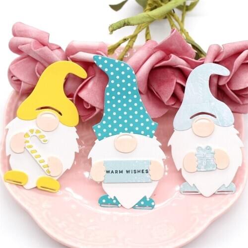 KSCRAFT Doctor Gnome Builder Metal Cutting Dies Stencils for DIY Scrapbooking Decorative Embossing DIY Paper Cards