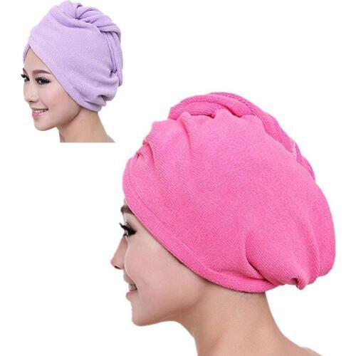 Magic Microfiber Quick Drying Hair Towel Long Hair Fast Dryer Turban Cap Hat