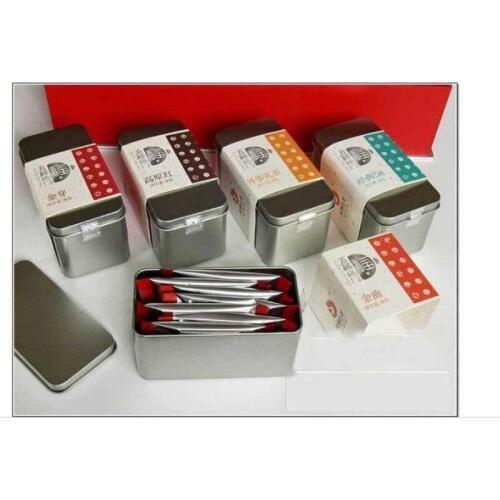 130x85x56mm rectangle tea tin box pain tin box for 100-125g tea packing food tin can tea storage