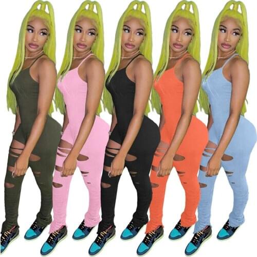 ZKYZWX Off Shoulder Bodycon Jumpsuit Summer Women Clothing 2021 Sexy Birthday Outfits Backless Hollow Out One Piece Club Rompers