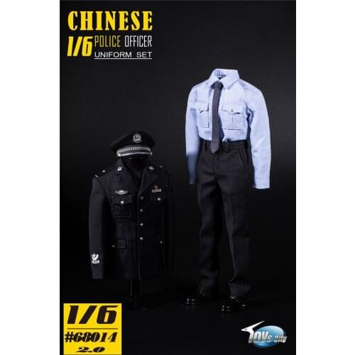 1/6 China JC Officer Uniform Set Version 2.0 TOYSCITY TGC-68014 for 12" Action Figure Body Doll