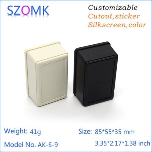 1 pc, 85*55*35mm free shipping szomk plastic housing box for electronics project instrument enclosure high quality project box