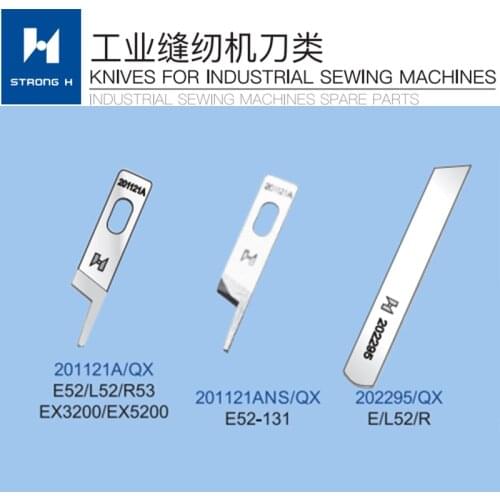 10piece High quality 201121A/202295 STRONG H Upper Down Knife for PEGASUS Overlock Industrial sewing machine parts