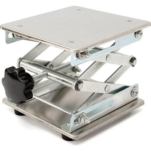 150 X 150Mm Stainless Steel Adjustable Laboratory Support Table Holder Laboratory Lifter