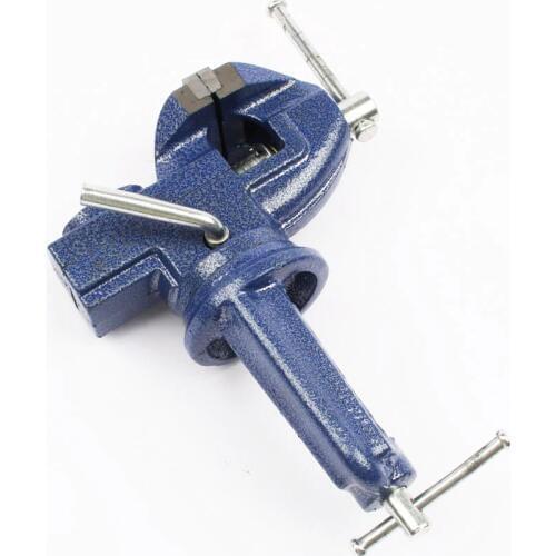 55mm the opening 360 degrees rotation blue light table vise universal bench vise